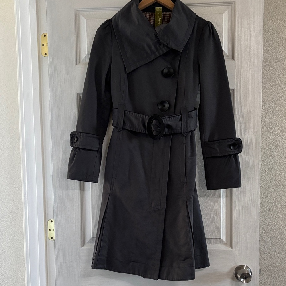 Soia & Kyo Charcoal Trench Coat